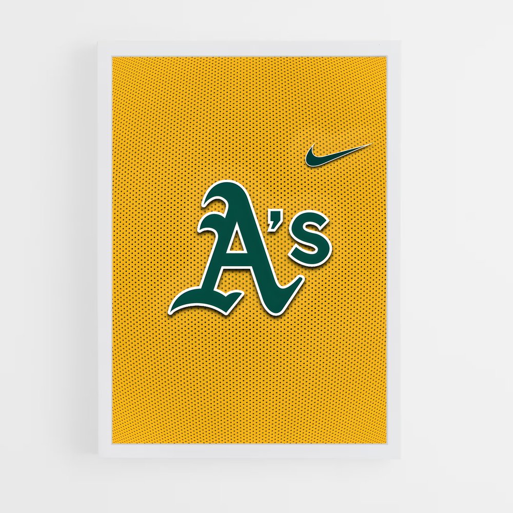 Poster A's Spirit – affiche Baseball (vue 3)